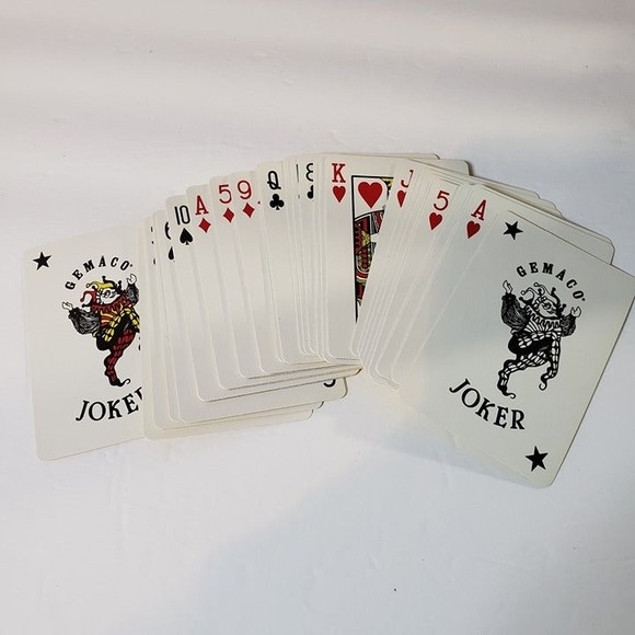 Vintage Gemaco Bridge Mayfield Dairy Farms Yellow Playing Cards Advertising - Picture 6 of 7